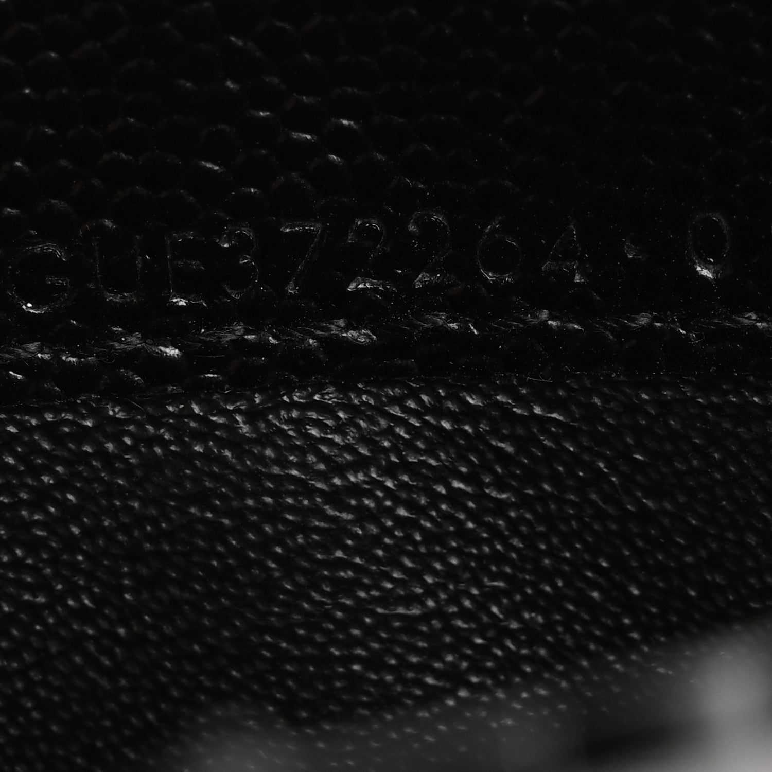 Saint Laurent Grain De Poudre Matelasse Chevron Monogram Flap Wallet Black 7 of 10