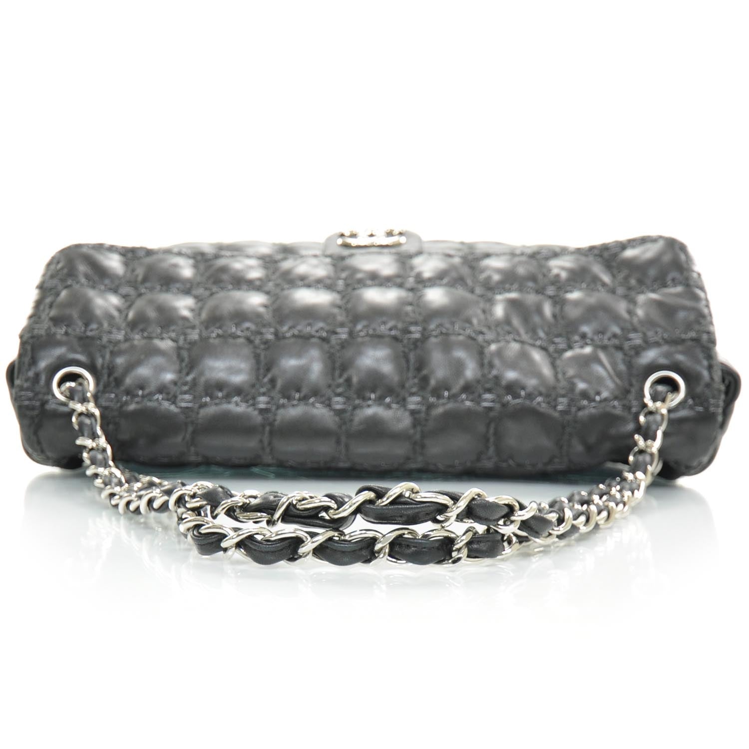 Chanel Lambskin Double Stitch Maxi Flap Black 7 of 12