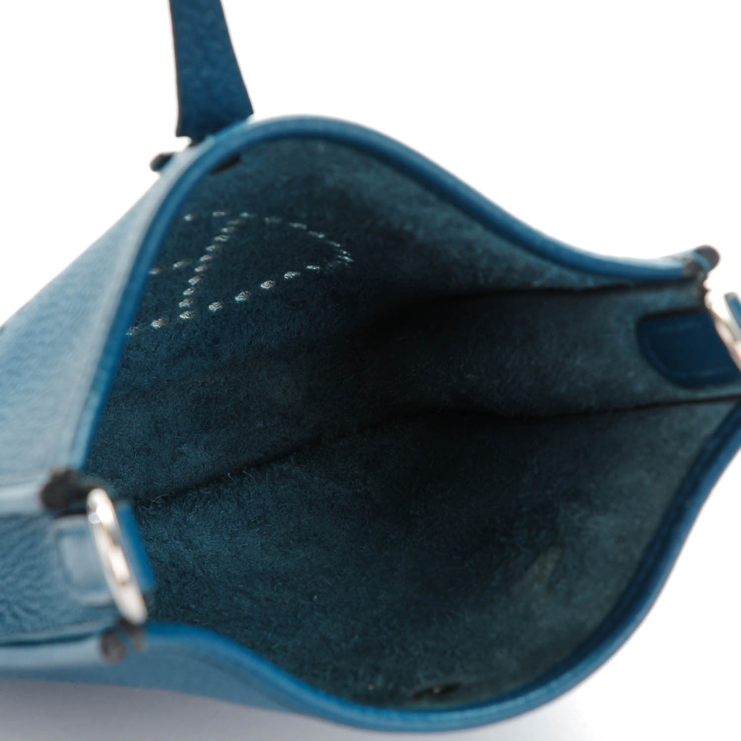 Hermes Taurillon Clemence Evelyne TPM Colvert Turquoise 7 of 7