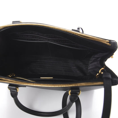Prada Saffiano Lux Large Galleria Double Zip Tote Black 4 of 8