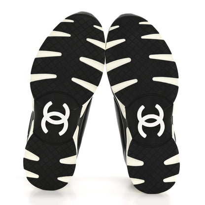 Chanel Calfskin CC Sneakers 38 Black 6 of 11