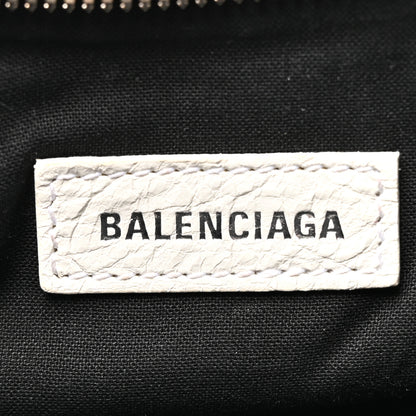 Balenciaga Agneau Arena Le Cagole Shoulder Bag XS Optic White 7 of 13