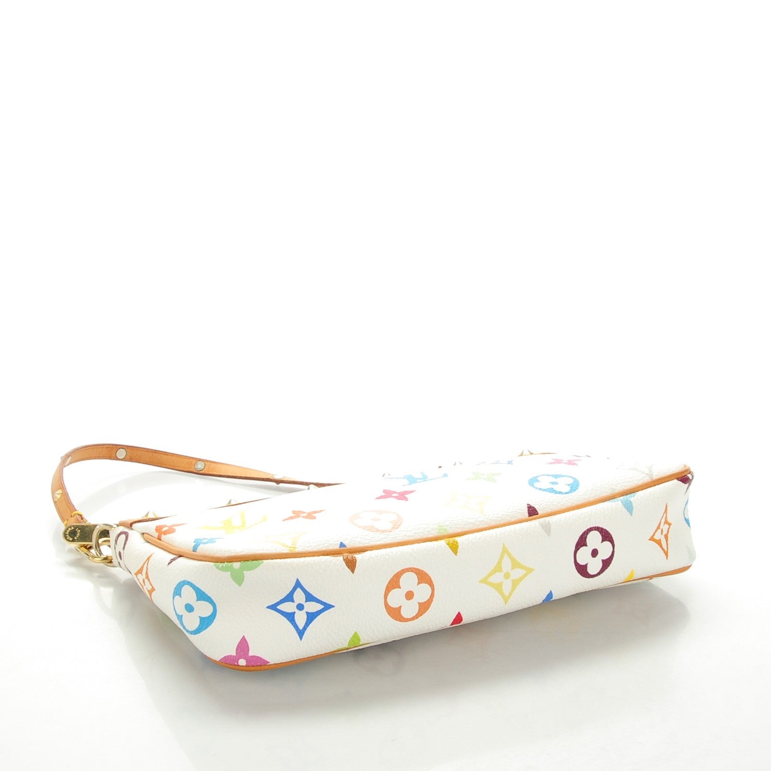 Louis Vuitton Monogram Multicolor Pochette Accessories White 4 of 8