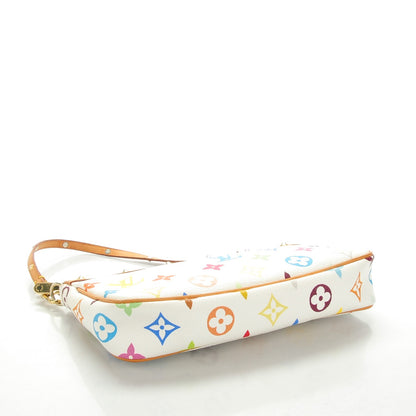 Louis Vuitton Monogram Multicolor Pochette Accessories White 4 of 8