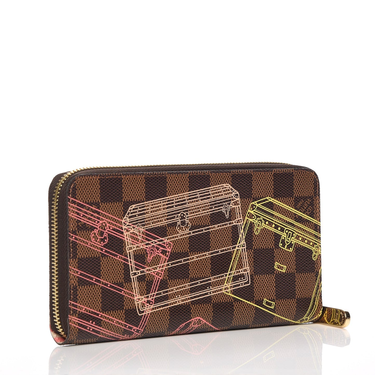 Damier Ebene 2014 Christmas Animation Zippy Wallet
