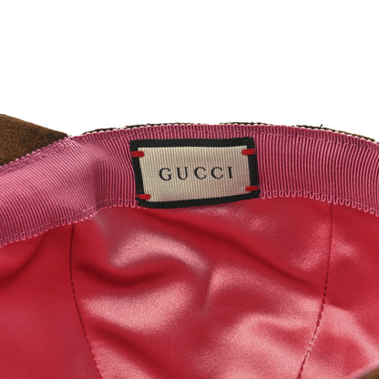 Gucci Velvet GG Monogram Baseball Hat M Brown 8 of 8