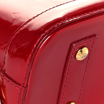 Louis Vuitton Vernis Alma BB Pomme D'Amour 7 of 13