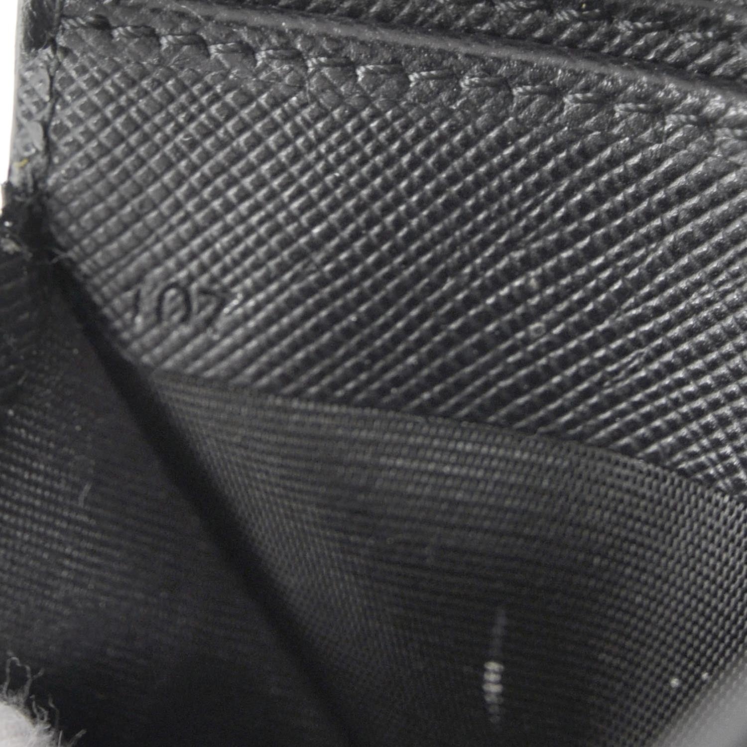 Prada Saffiano Bi-Fold Wallet Black 7 of 7