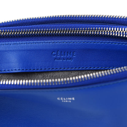 Celine Lambskin Large Trio Crossbody Bag Deep Blue 7 of 12
