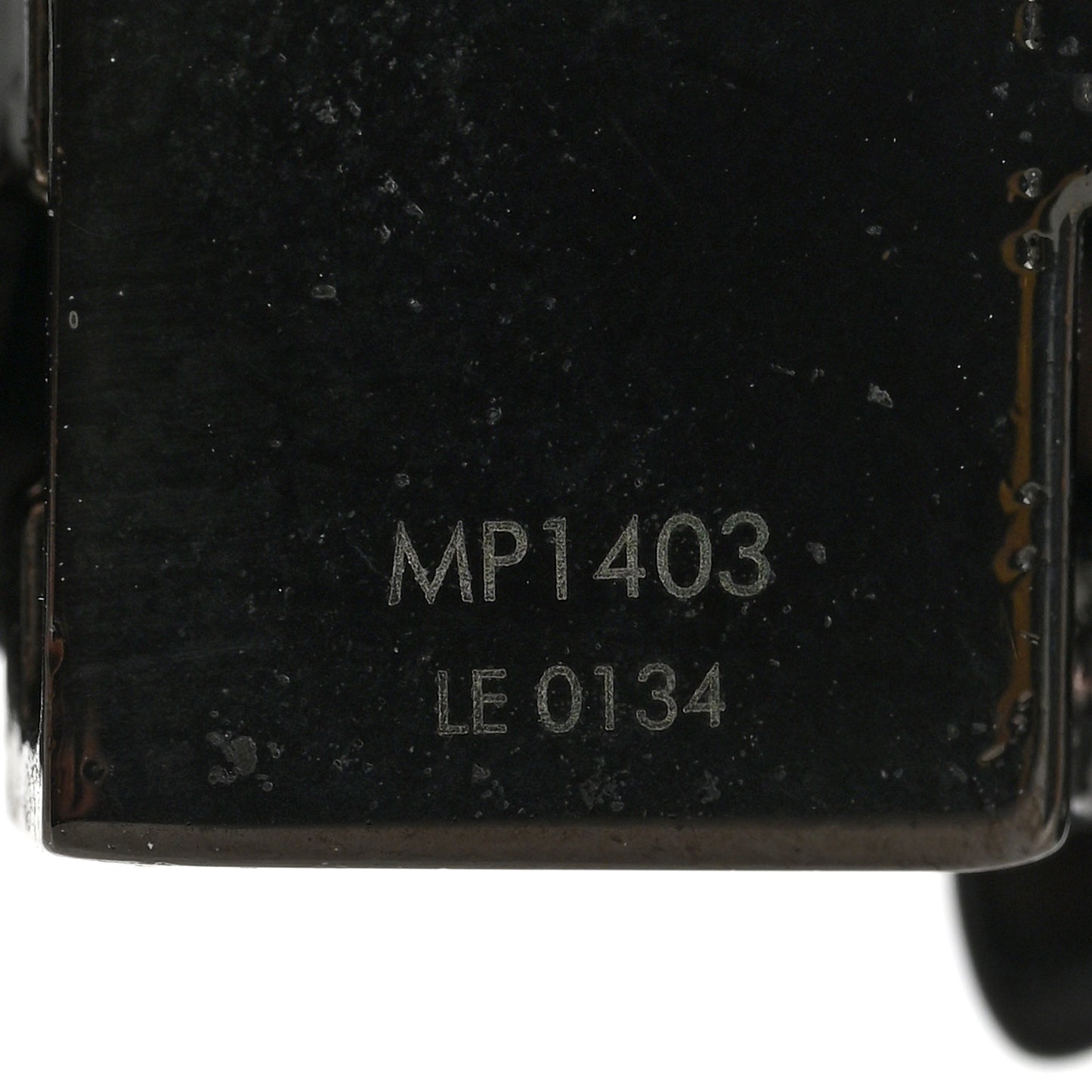 Metal Graffiti Bracelet Black