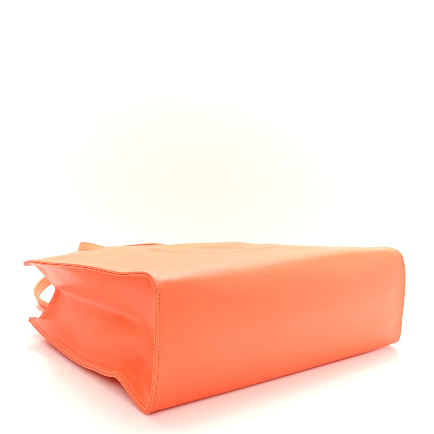 Telfar Vegan Leather Medium Shopping Bag Orange 4 of 8
