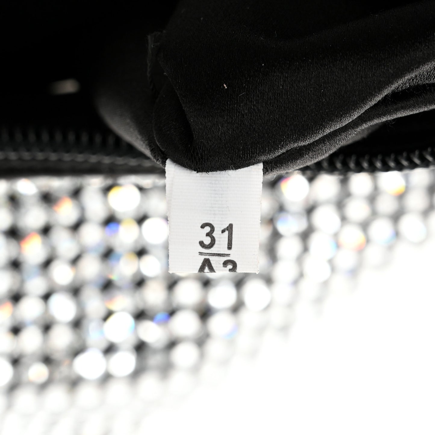 Satin Crystal Mini Re-Edition 2000 Bag Cristal