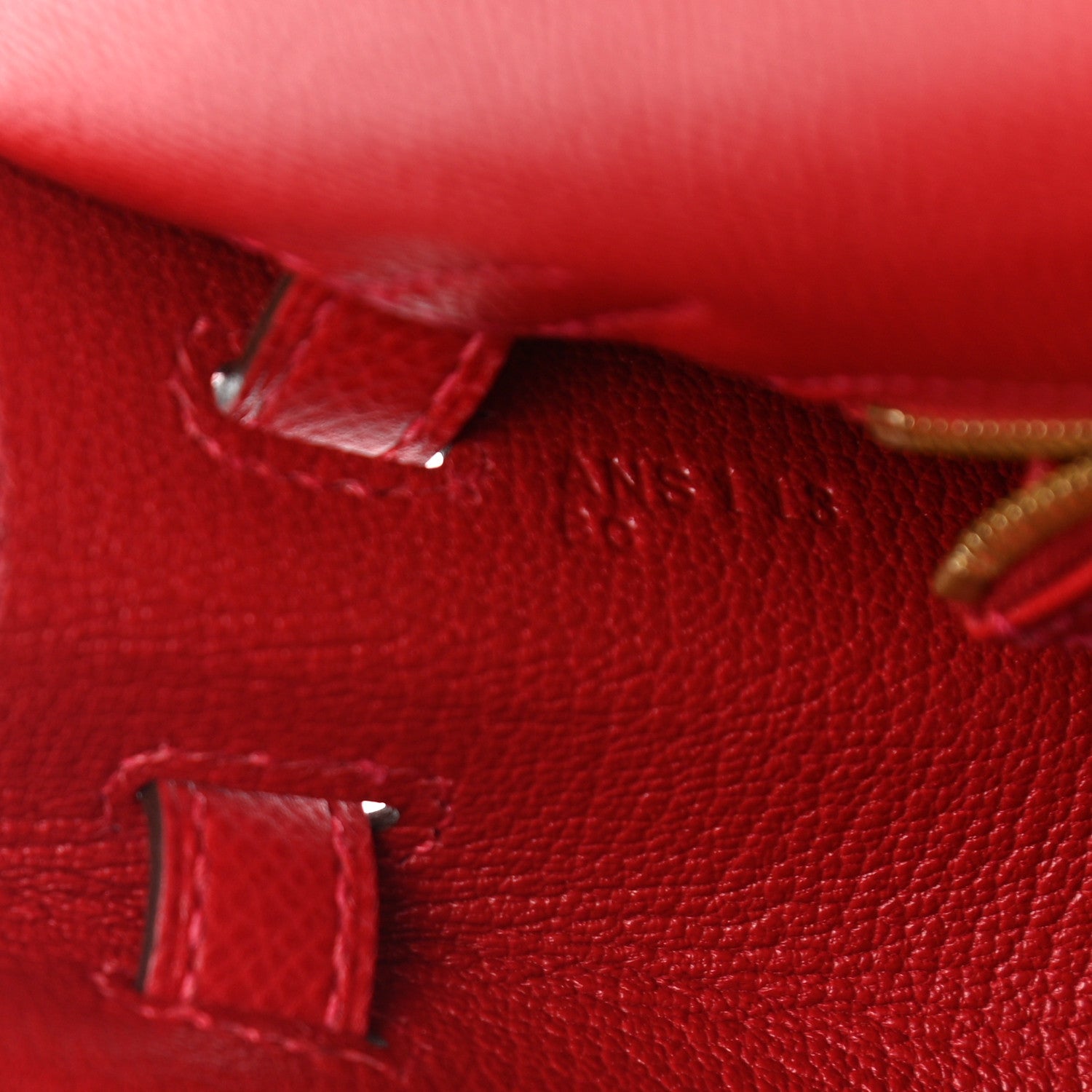 Hermes Epsom Kelly Sellier 25 Rouge Casaque 8 of 12