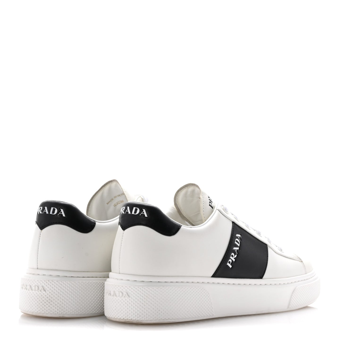 Vitello Soft Logo 45mm Platform Sneakers 39 White Black