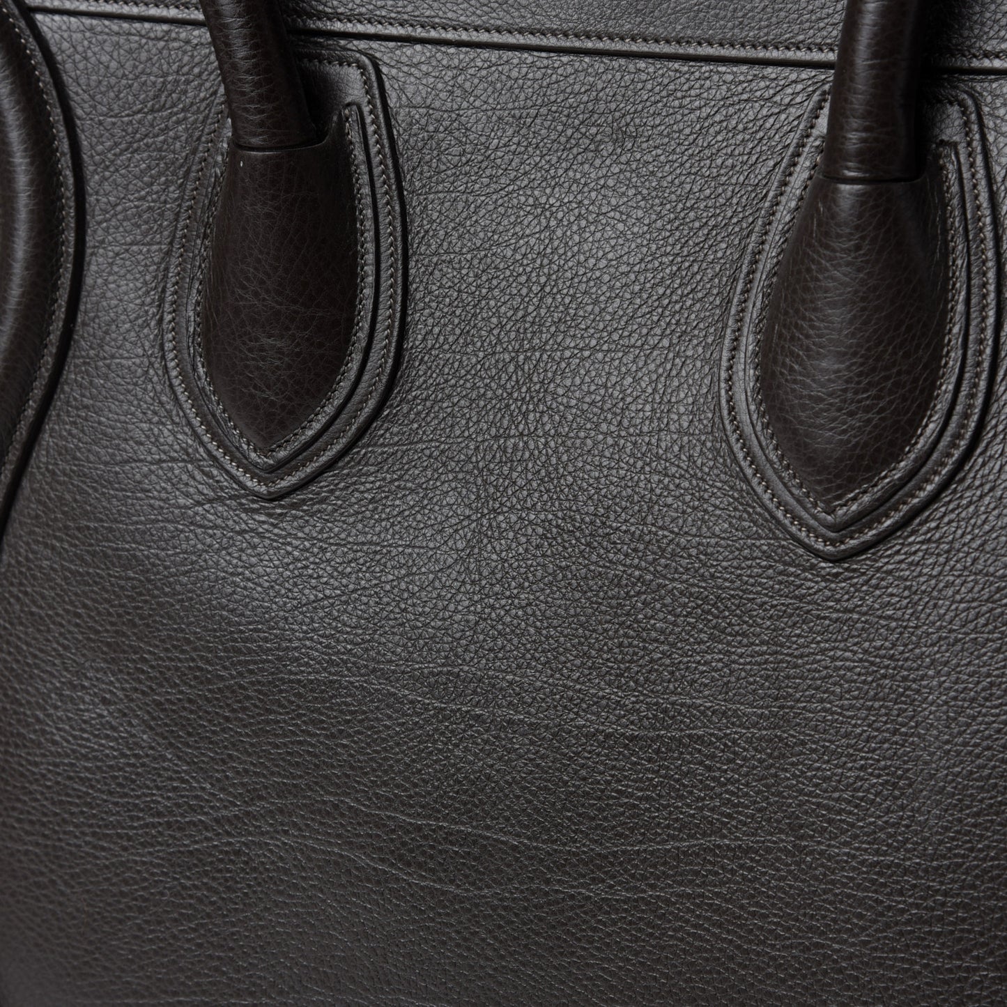 Soft Grained Calfskin Mini Luggage Brown