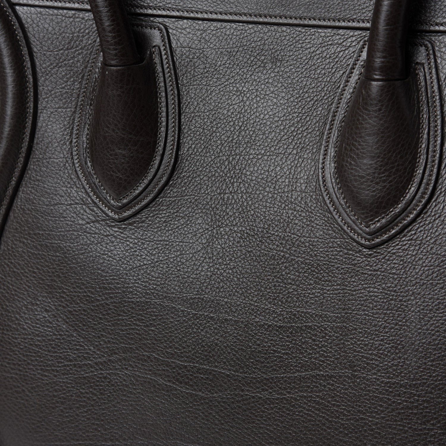 Celine Soft Grained Calfskin Mini Luggage Brown 10 of 13