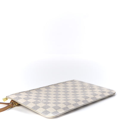 Louis Vuitton Damier Azur Neverfull MM GM Pochette 3 of 8