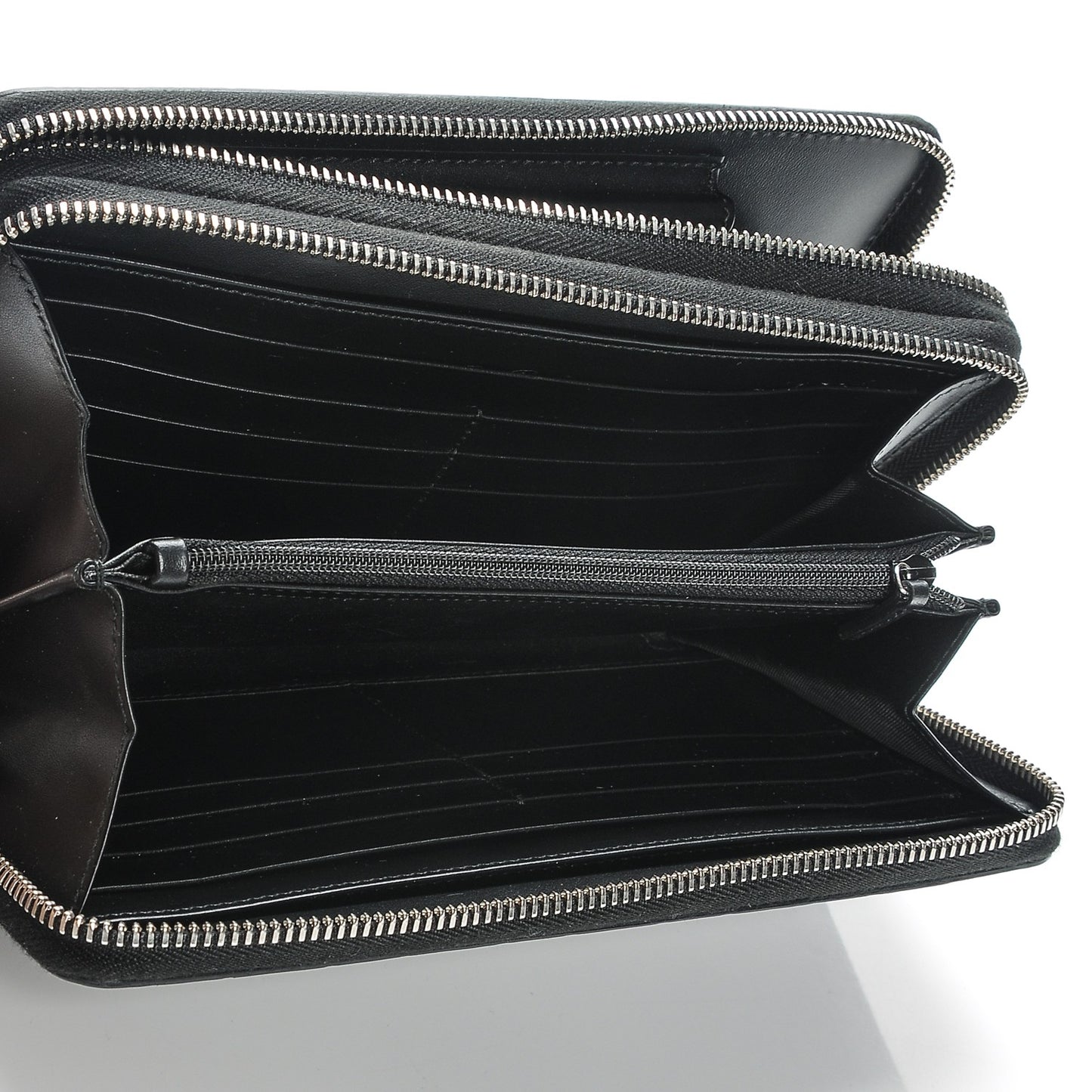 Guccissima Signature Travel Document Case Black