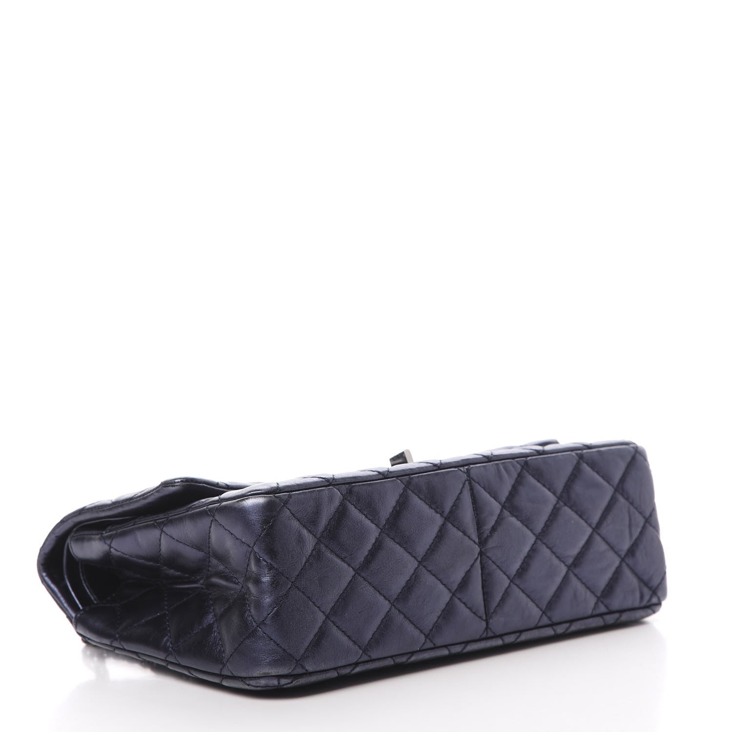 Chanel Metallic Calfskin Quilted 2.55 Reissue 226 Flap Marine Fonce 4 of 15