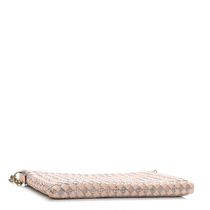 Bottega Veneta Nappa Ayers Intrecciato Biletto Chain Crossbody Flamingo 4 of 13