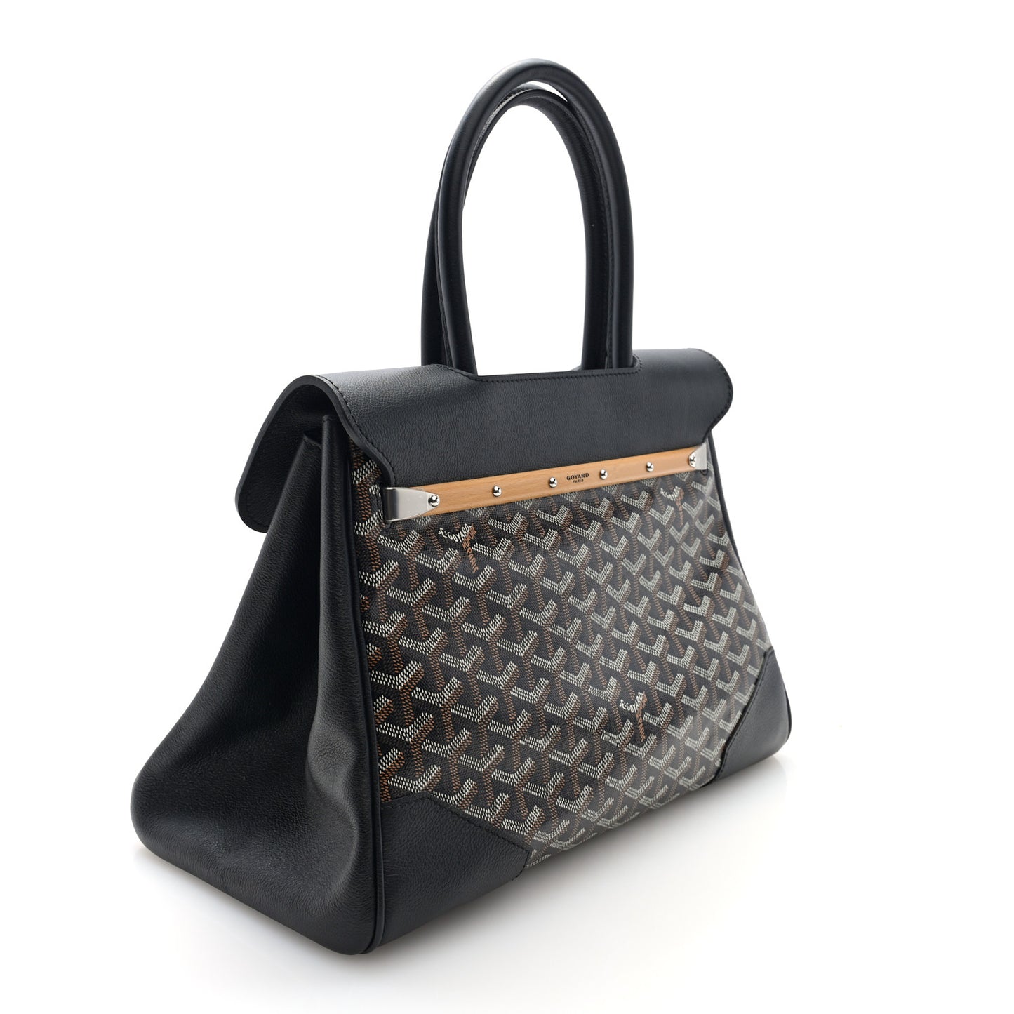 Goyardine Saigon Tote Black