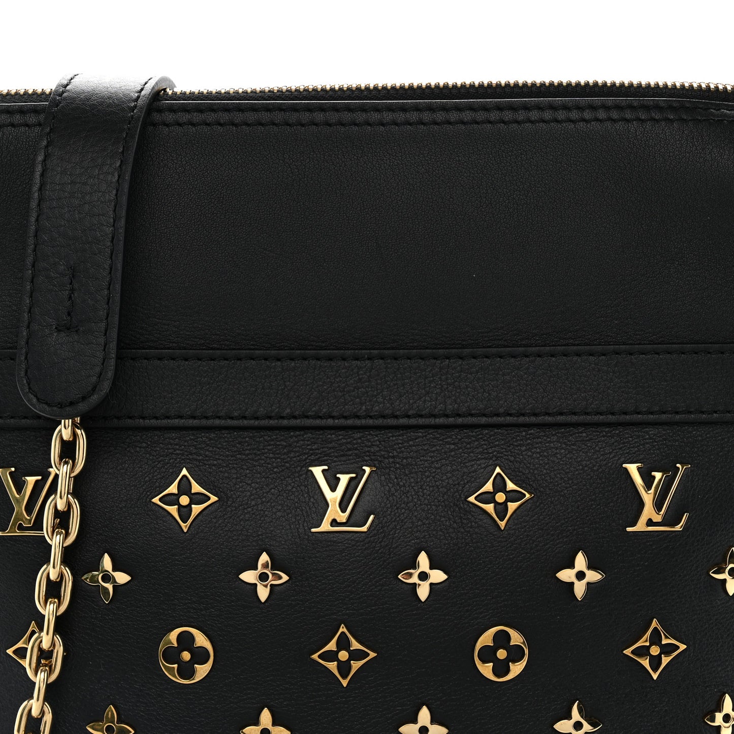 Calfskin Monogram Cruiser PM Black
