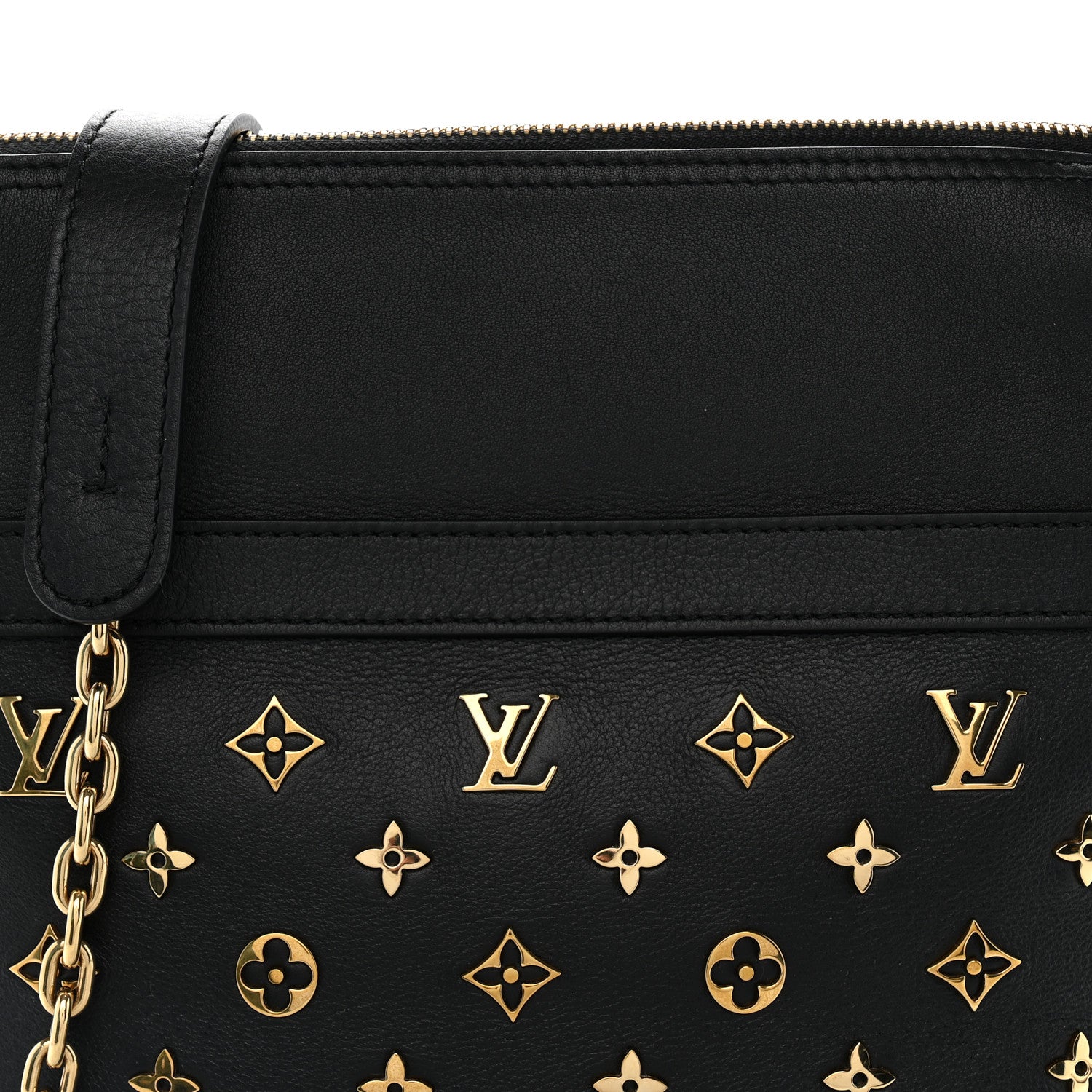 Louis Vuitton Calfskin Monogram Cruiser PM Black 7 of 9