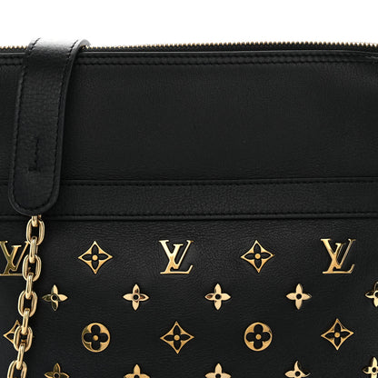 Louis Vuitton Calfskin Monogram Cruiser PM Black 7 of 9