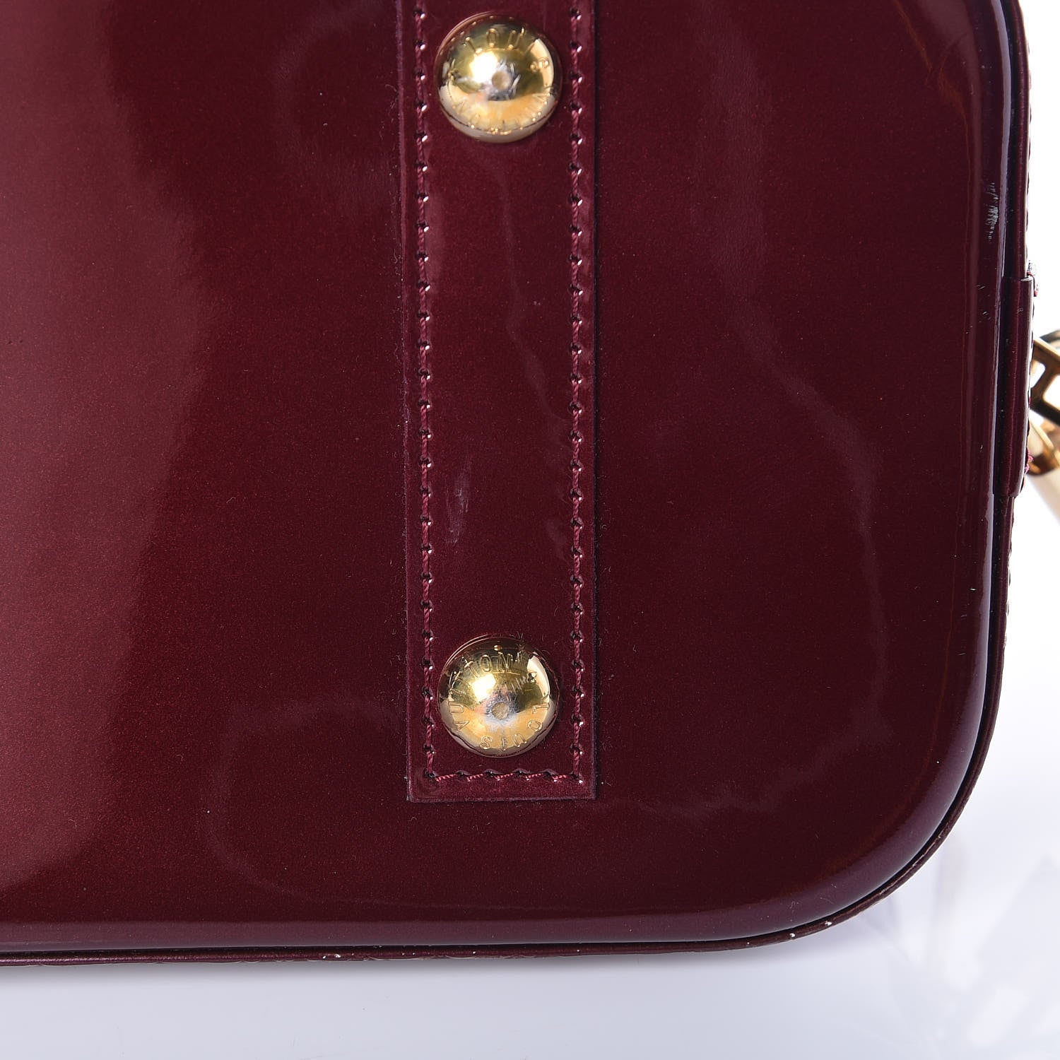 Louis Vuitton Vernis Alma PM Rouge Fauviste 12 of 12