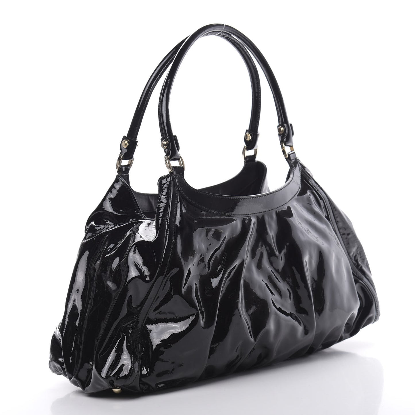 Patent D Ring Large Hobo Black