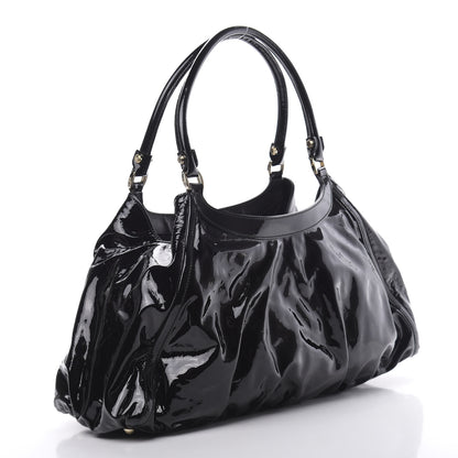 Gucci Patent D Ring Large Hobo Black 3 of 10