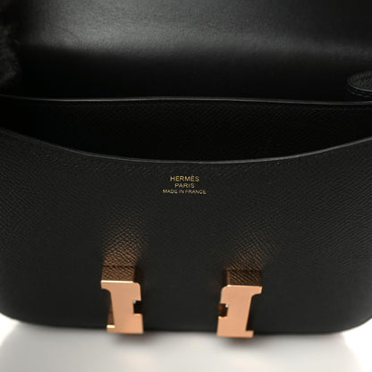 Hermes Epsom Constance 18 Black 7 of 10