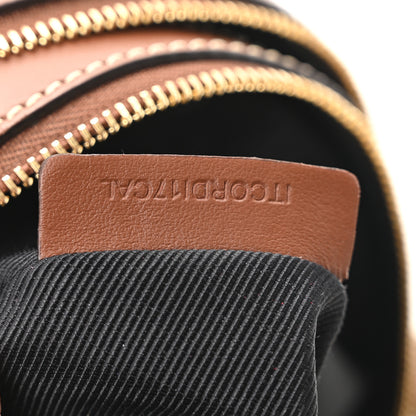 Burberry Canvas Calfskin Louise Bag Natural 7 of 11