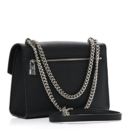 Louis Vuitton Soft Calfskin My Lockme Chain Bag BB Black 3 of 10