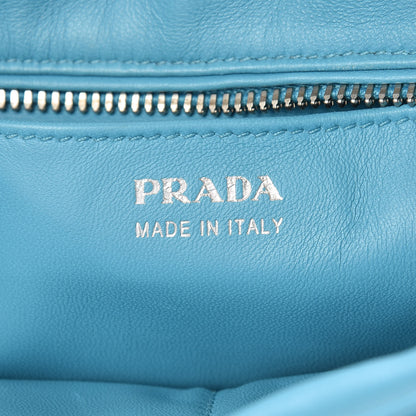 Prada Vitello Daino Eye Inside Bag Bianco Arancio 6 of 13