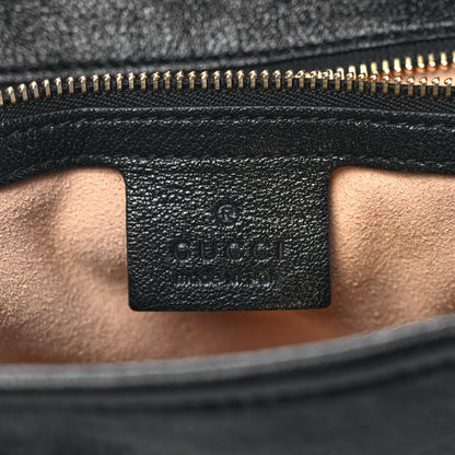 Gucci Sakai Calfskin Horsebit 1955 Cinch Top Messenger Bag Black 6 of 9