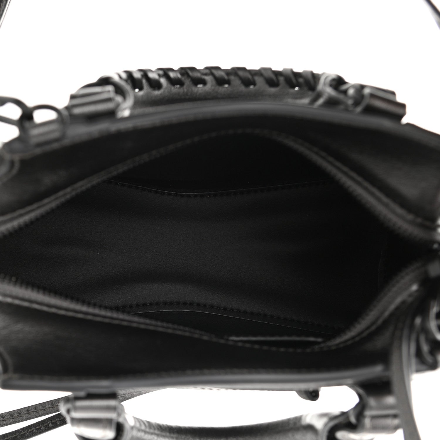 Balenciaga Smooth Calfskin Neo Classic Black Hardware Mini City Gunmetal 5 of 10
