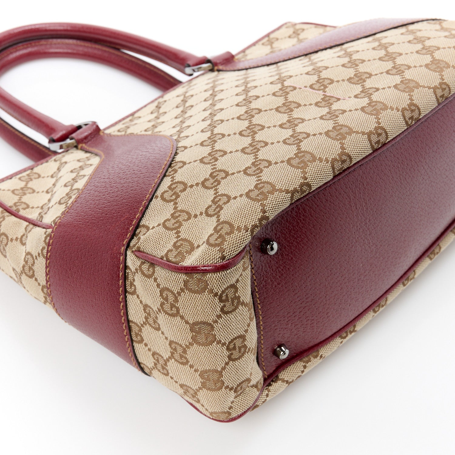 Gucci Monogram Shoulder Bag Red 9 of 10