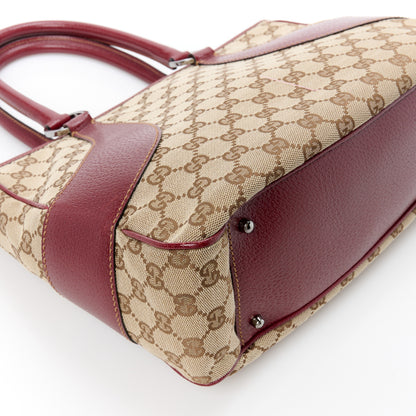 Gucci Monogram Shoulder Bag Red 9 of 10
