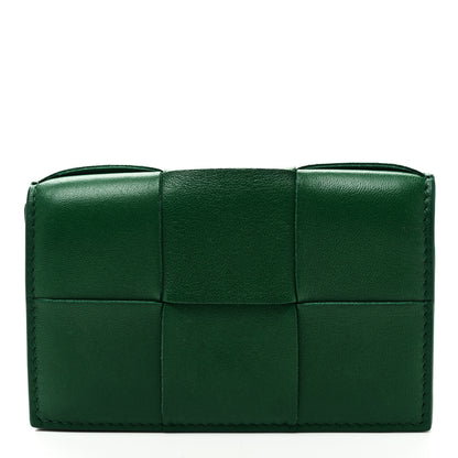 Bottega Veneta Nappa Maxi Intrecciato Card Holder Wallet Parakeet 1 of 6