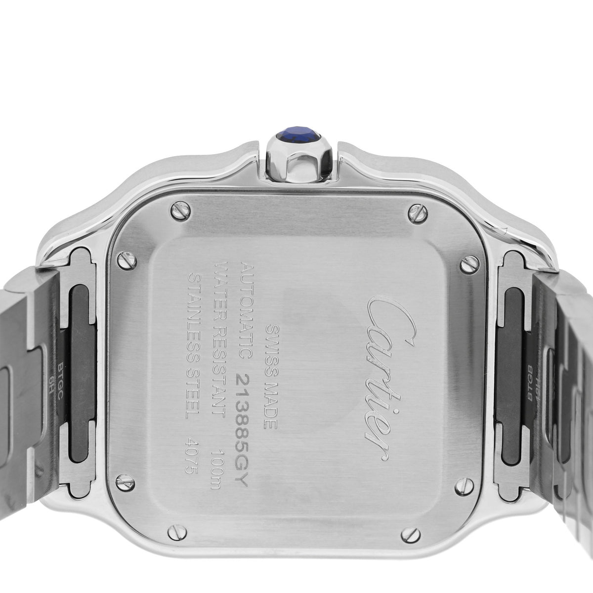 Stainless Steel 35mm Santos de Cartier Automatic Watch