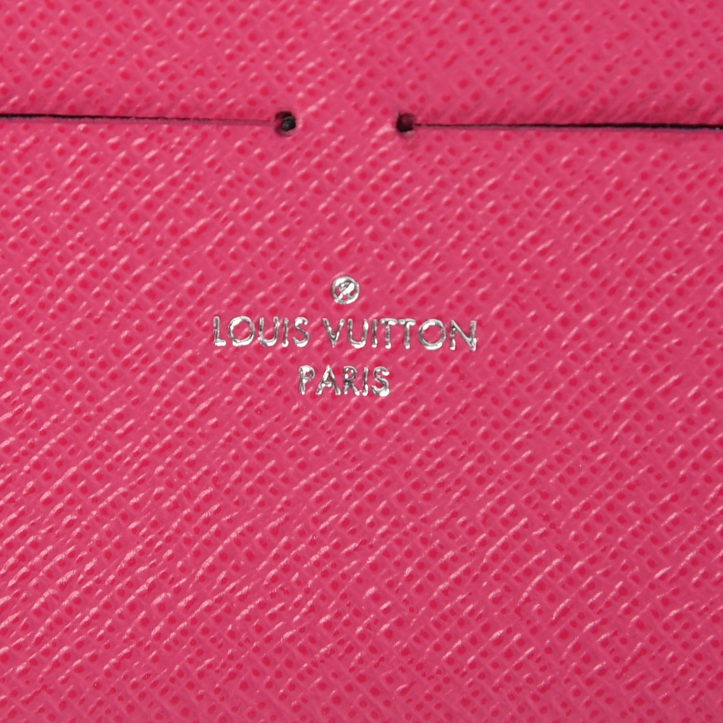 Calfskin Felicie Card Holder Insert Hot Pink