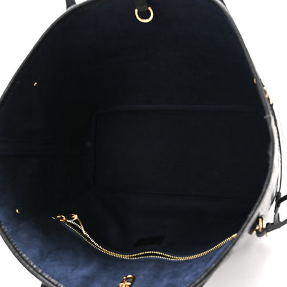 Louis Vuitton Empreinte Monogram Giant Neverfull MM Black 5 of 10