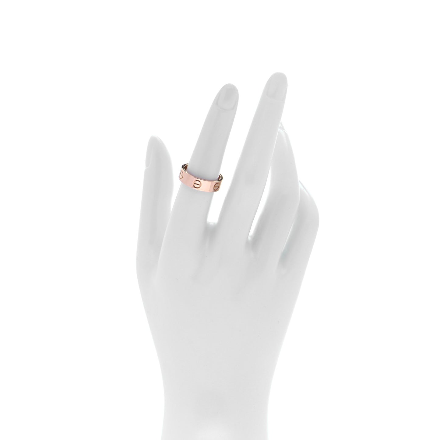 18K Pink Gold 5.5mm LOVE Ring 53 6.5