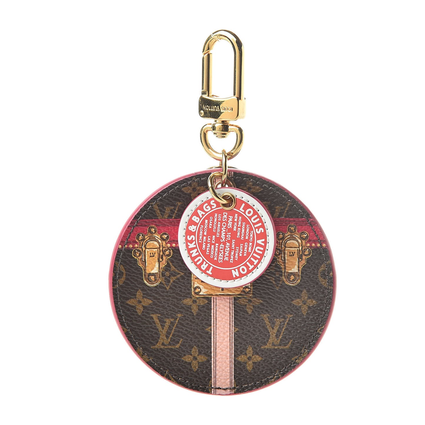 Monogram Summer Trunks Bag Charm Key Holder