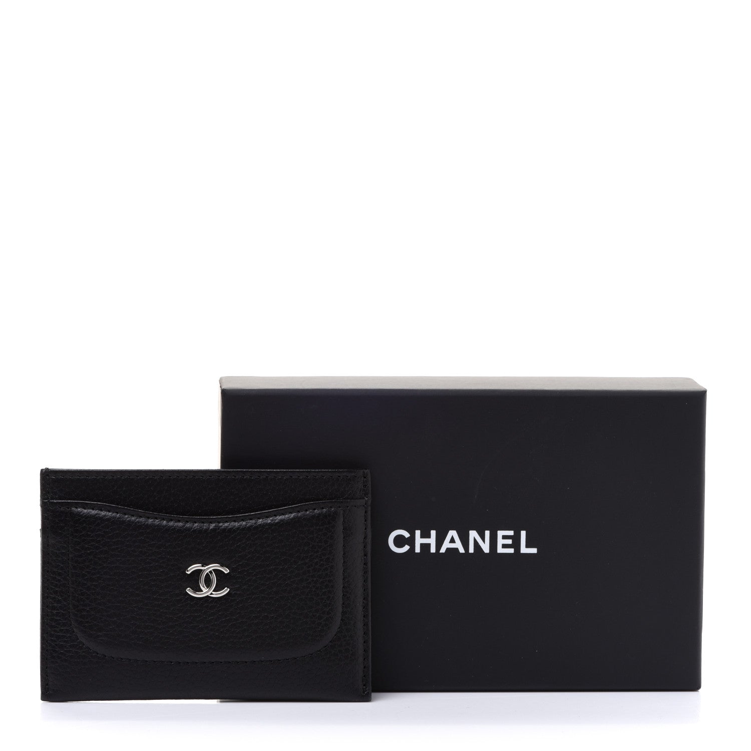 Chanel Grained Calfskin Neo Executive Card Holder Black 9 of 9