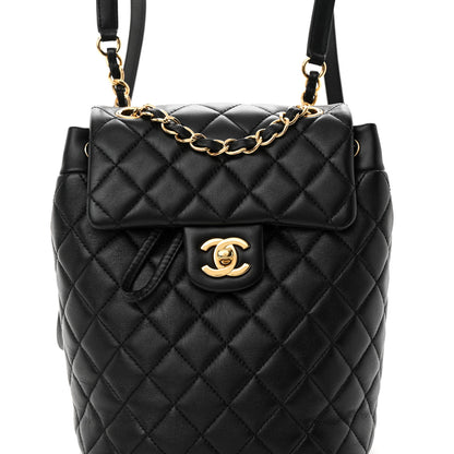 Chanel Lambskin Quilted Mini Urban Spirit Backpack Black 12 of 12