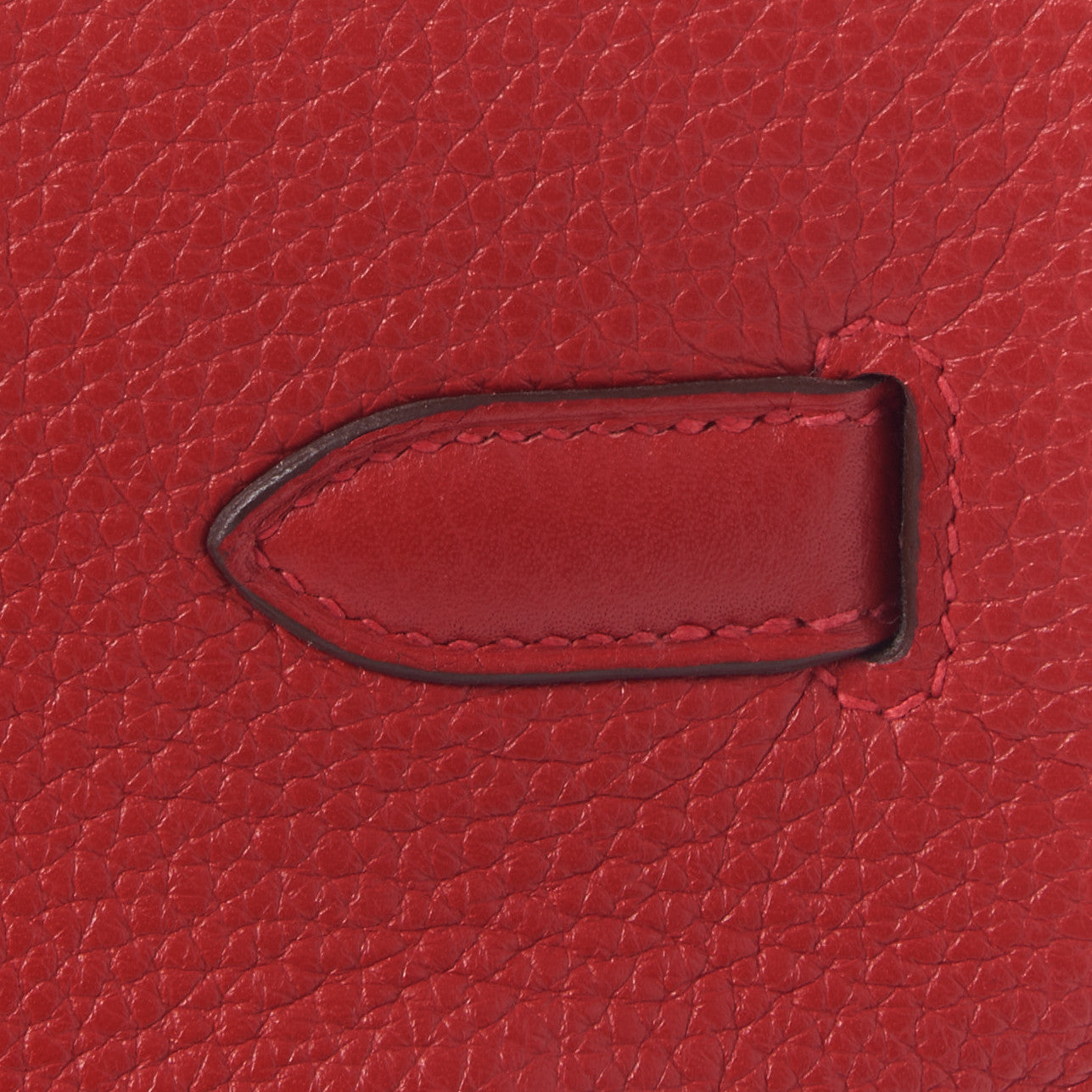 Hermes Taurillon Clemence Birkin 30 Rouge Casaque 6 of 30