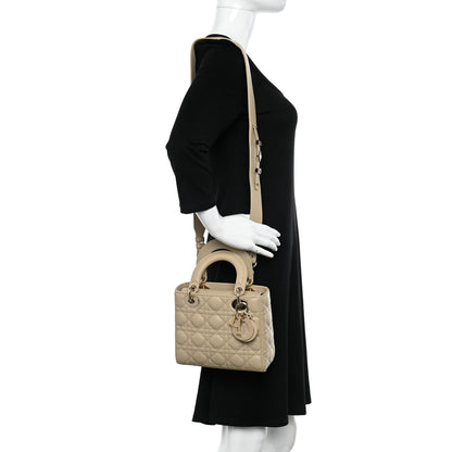 Christian Dior Lambskin Cannage Small My ABCDior Lady Dior 2 of 10