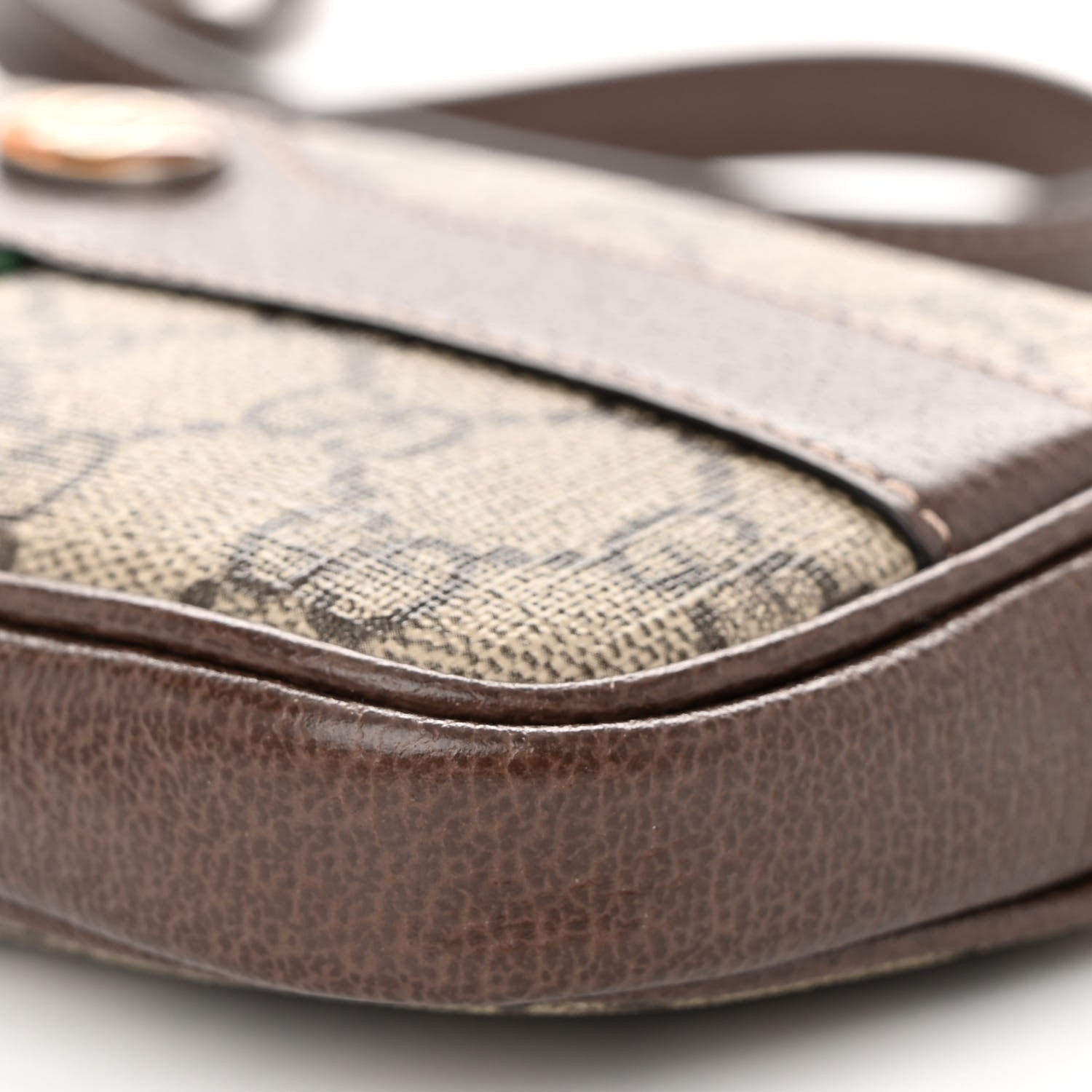 Gucci GG Supreme Monogram Web Mini Ophidia GG Bag Brown 10 of 10